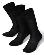Vittorio Farina Men's Ribbed Shear Nylon Anklet Dress Socks