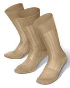 Vittorio Farina Men's Ribbed Shear Nylon Anklet Dress Socks