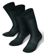 Vittorio Farina Men's Ribbed Shear Nylon Anklet Dress Socks