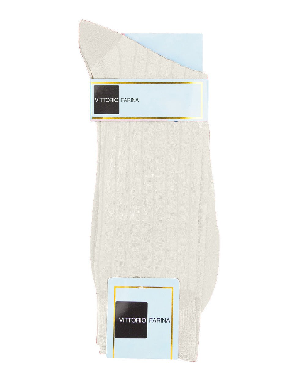 Vittorio Farina Men's Ribbed Shear Nylon Anklet Dress Socks