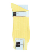Vittorio Farina Men's Ribbed Shear Nylon Anklet Dress Socks