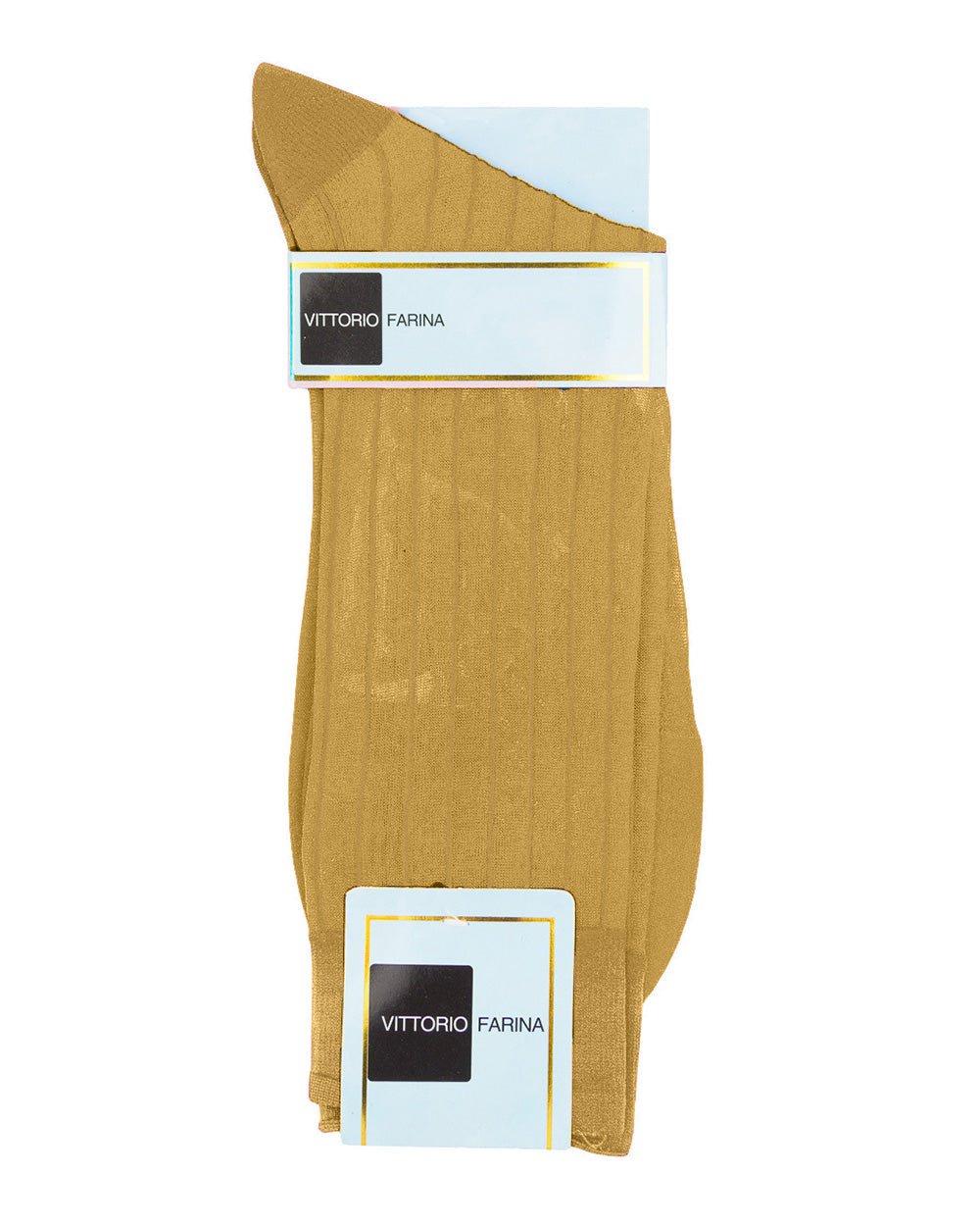 Vittorio Farina Men's Ribbed Shear Nylon Anklet Dress Socks