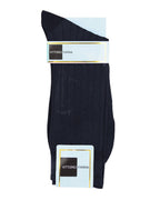 Vittorio Farina Men's Ribbed Shear Nylon Anklet Dress Socks