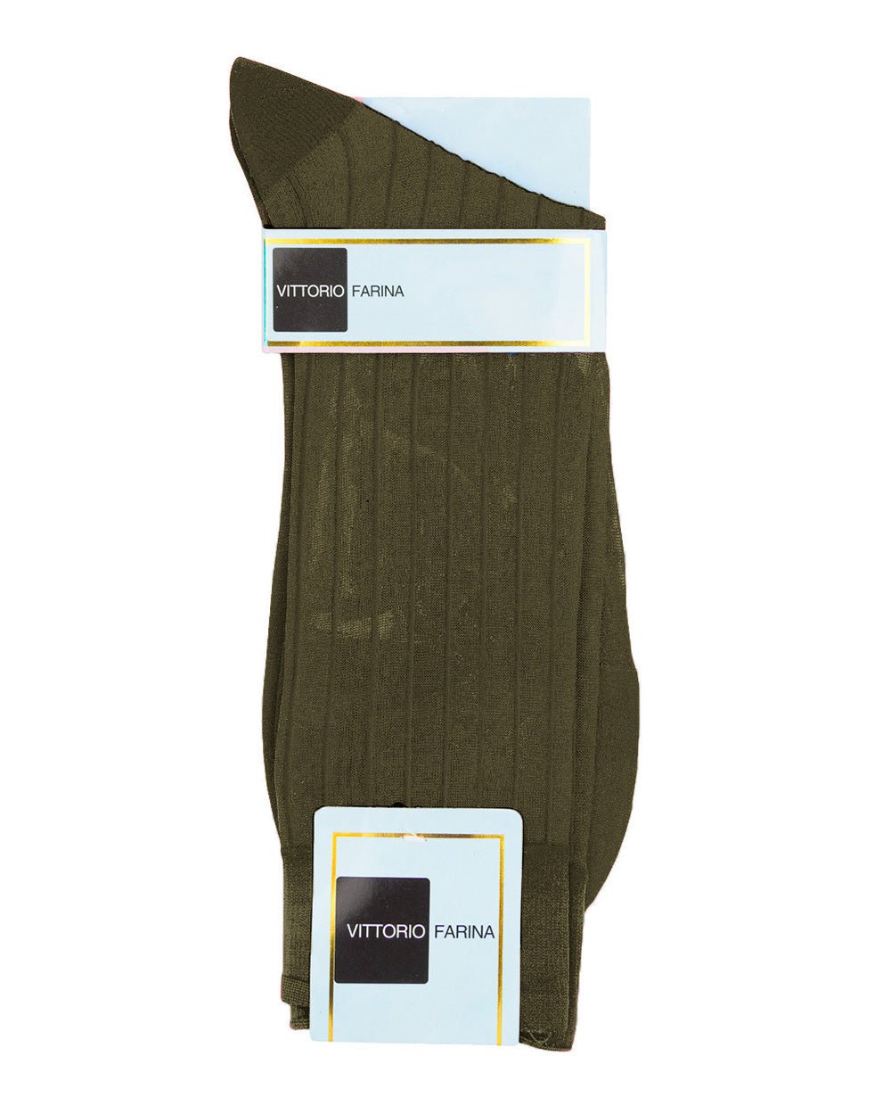 Vittorio Farina Men's Ribbed Shear Nylon Anklet Dress Socks