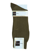 Vittorio Farina Men's Ribbed Shear Nylon Anklet Dress Socks