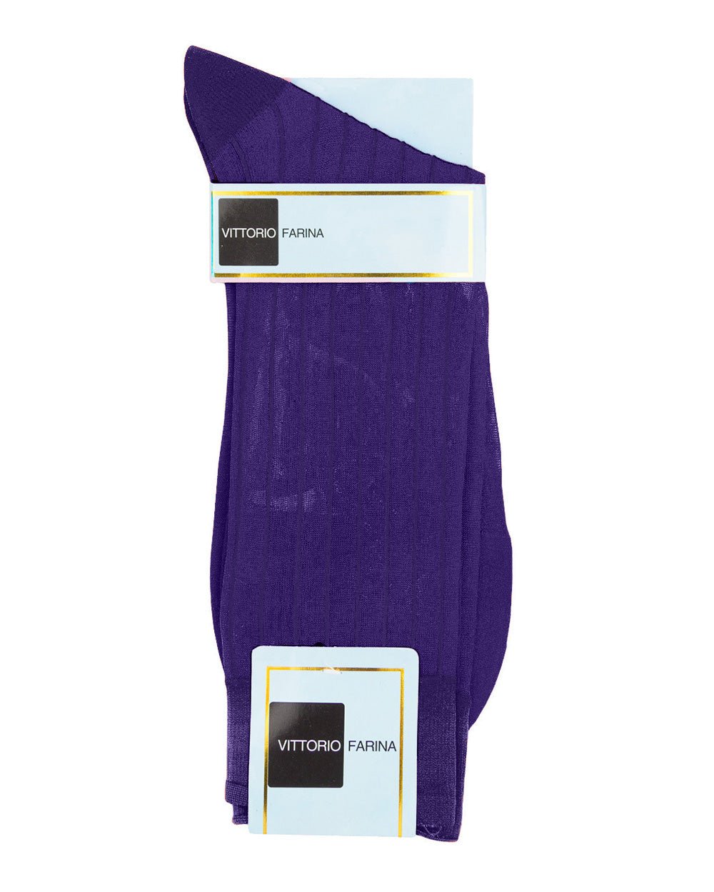 Vittorio Farina Men's Ribbed Shear Nylon Anklet Dress Socks