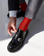Vittorio Farina Men's Ribbed Shear Nylon Anklet Dress Socks