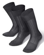 Vittorio Farina Men's Ribbed Shear Nylon Anklet Dress Socks