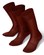 Vittorio Farina Men's Ribbed Shear Nylon Anklet Dress Socks