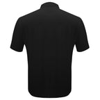 Barocco Apex Spirit Men's Short Sleeve Button-Up Shirt - Black