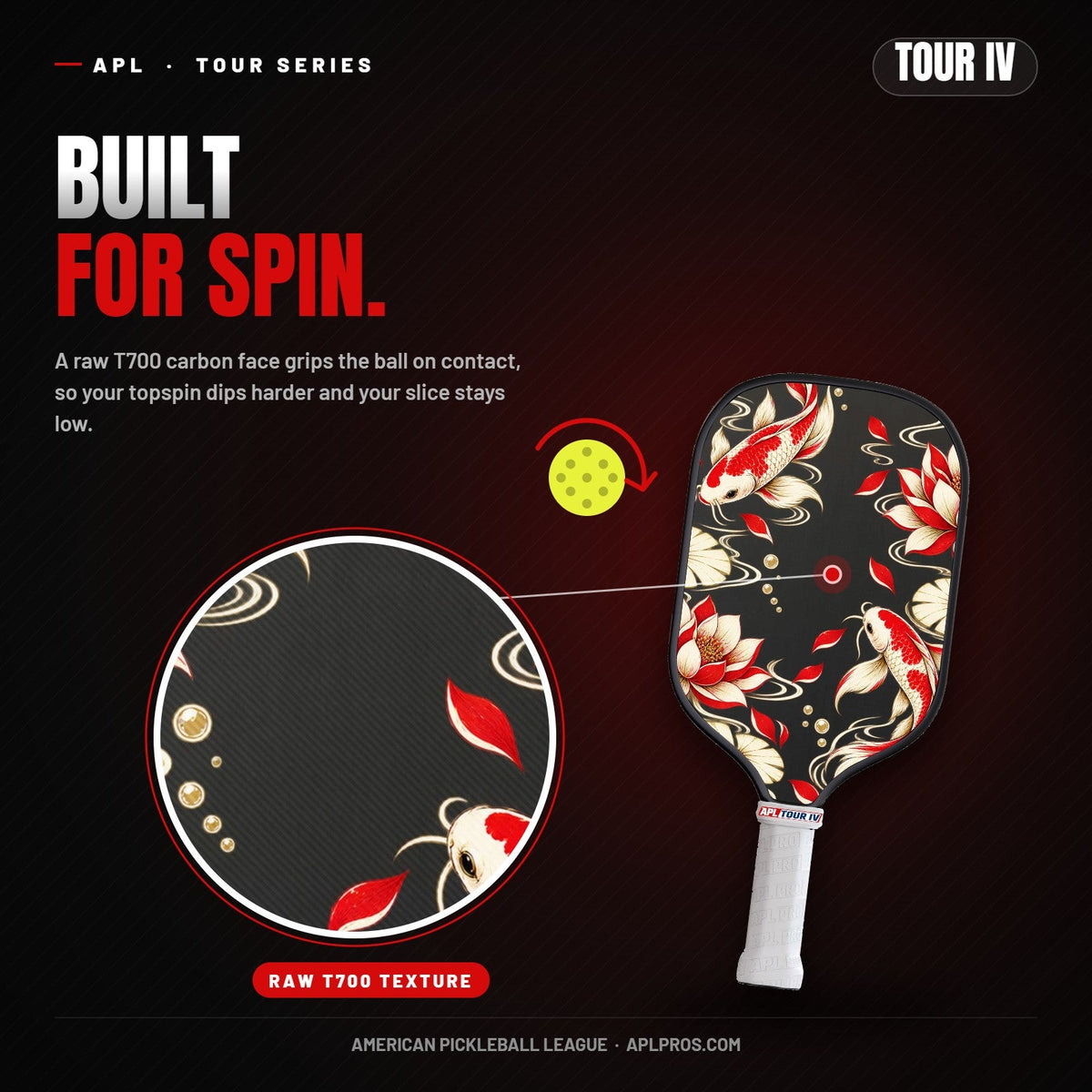 Frontier TOUR IV 16mm Pickleball Paddle | T700 Carbon Fiber | Gen 4 Thermoformed