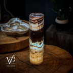 Aqua Onyx Lamp (Exotic Cylinder Table Lamp #26)