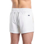 Men’s Premium Compression-Lined Hybrid Shorts – Arctic White