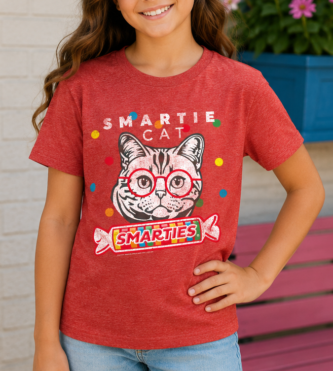 Smarties® Smartie Cat | Are you a SMARTIE CAT? Youth Tee