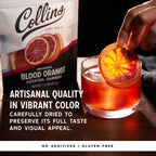 Dehydrated Blood Orange Cocktail Garnish, 1 oz