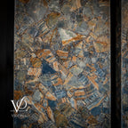 Argentina Blue Onyx Mosaic Wall Panels | Luxury Backlit Stone Wall Art
