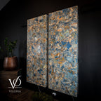 Argentina Blue Onyx Mosaic Wall Panels | Luxury Backlit Stone Wall Art