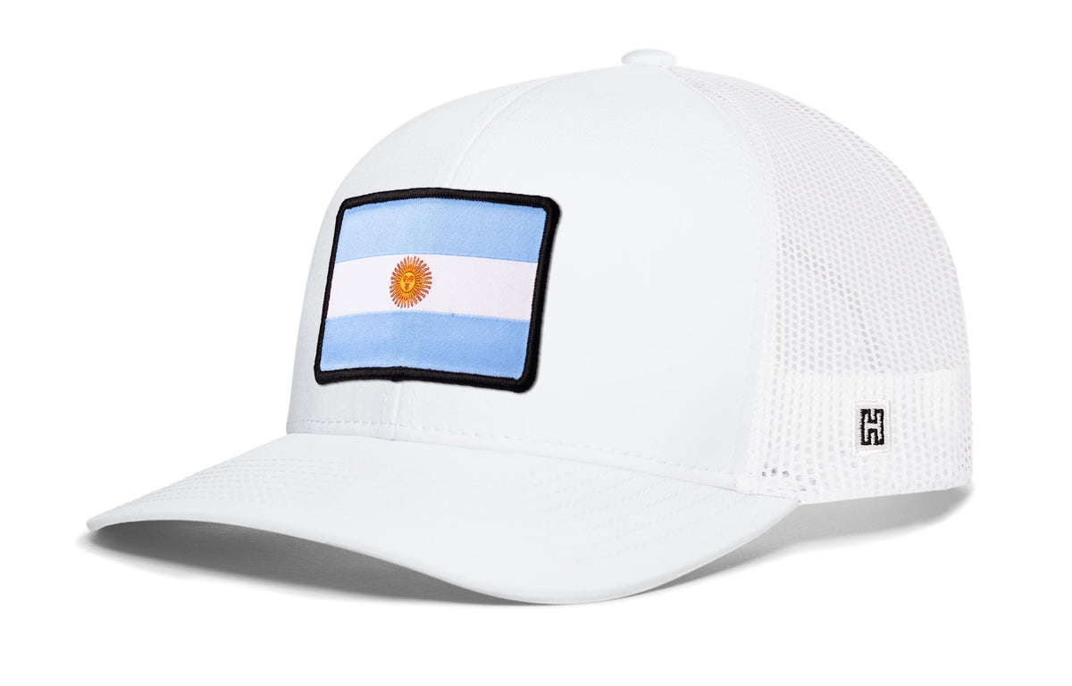 Argentina Flag International Trucker Hat  |  Argentine Snapback