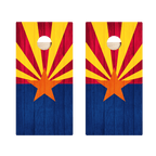 Arizona Flag Star Cornhole Boards