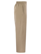Max Mara Women Filovia - Silk And Cotton Fleece Trousers