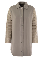 Herno Women Coat With Down Sleeves
