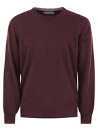Brunello Cucinelli Men Pure Cashmere Crew-Neck Sweater