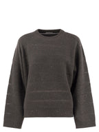 Brunello Cucinelli Women Cashmere And Wool Crew-Neck Sweater
