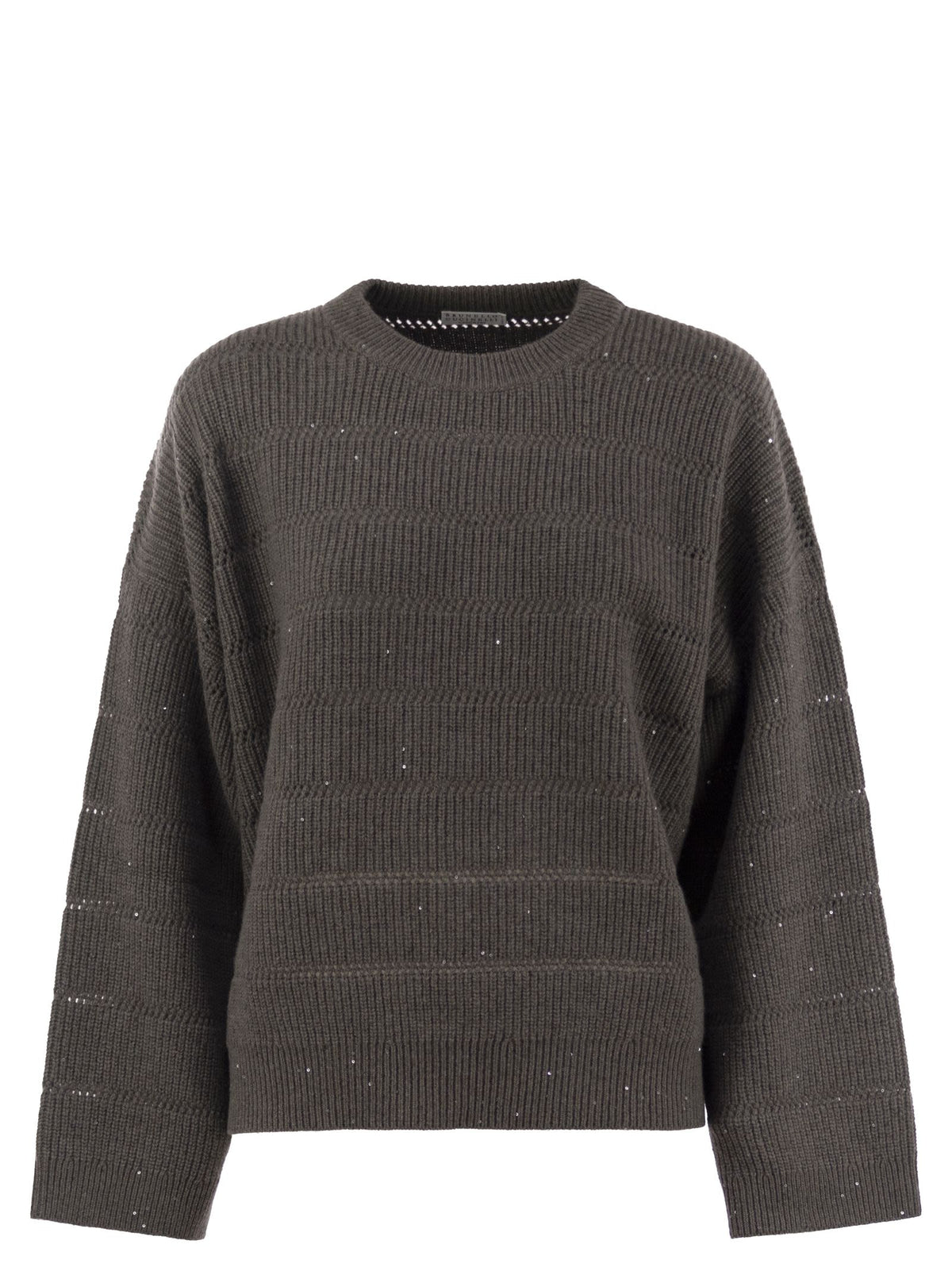 Brunello Cucinelli Women Cashmere And Wool Crew-Neck Sweater