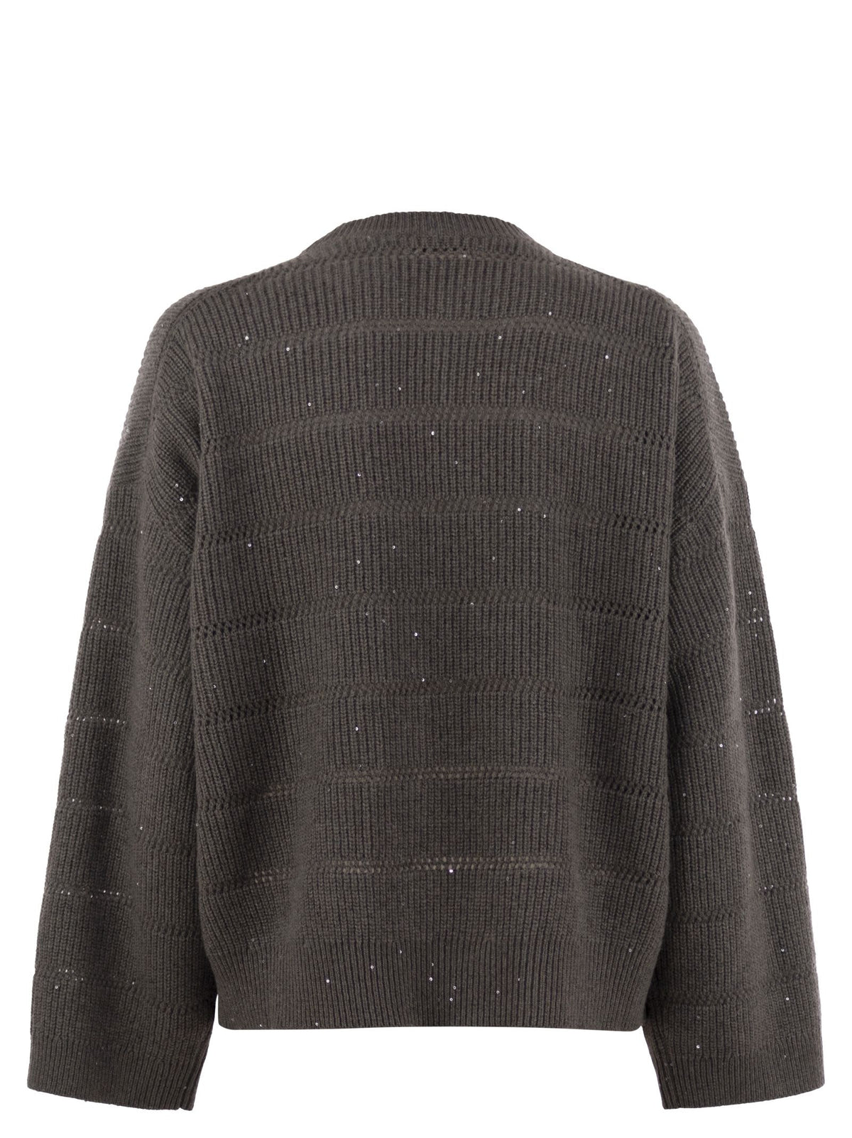 Brunello Cucinelli Women Cashmere And Wool Crew-Neck Sweater