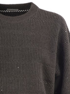 Brunello Cucinelli Women Cashmere And Wool Crew-Neck Sweater
