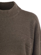 Brunello Cucinelli Women Cashmere And Wool Turtleneck Sweater