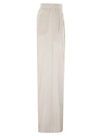 Brunello Cucinelli Women Loose Fit Cotton Trousers