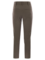 Brunello Cucinelli Women Cigarette Trousers In Stretch Cotton