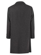Brunello Cucinelli Men Wool And Cashmere Coat