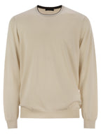 Fay Men Cotton Crew-Neck Jumper