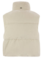 Herno Women Velvet Sleeveless Down Jacket