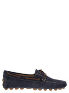 Tod's Men Rubber Bubble Suede Boat