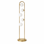 Artema Floor Lamp with White Globe