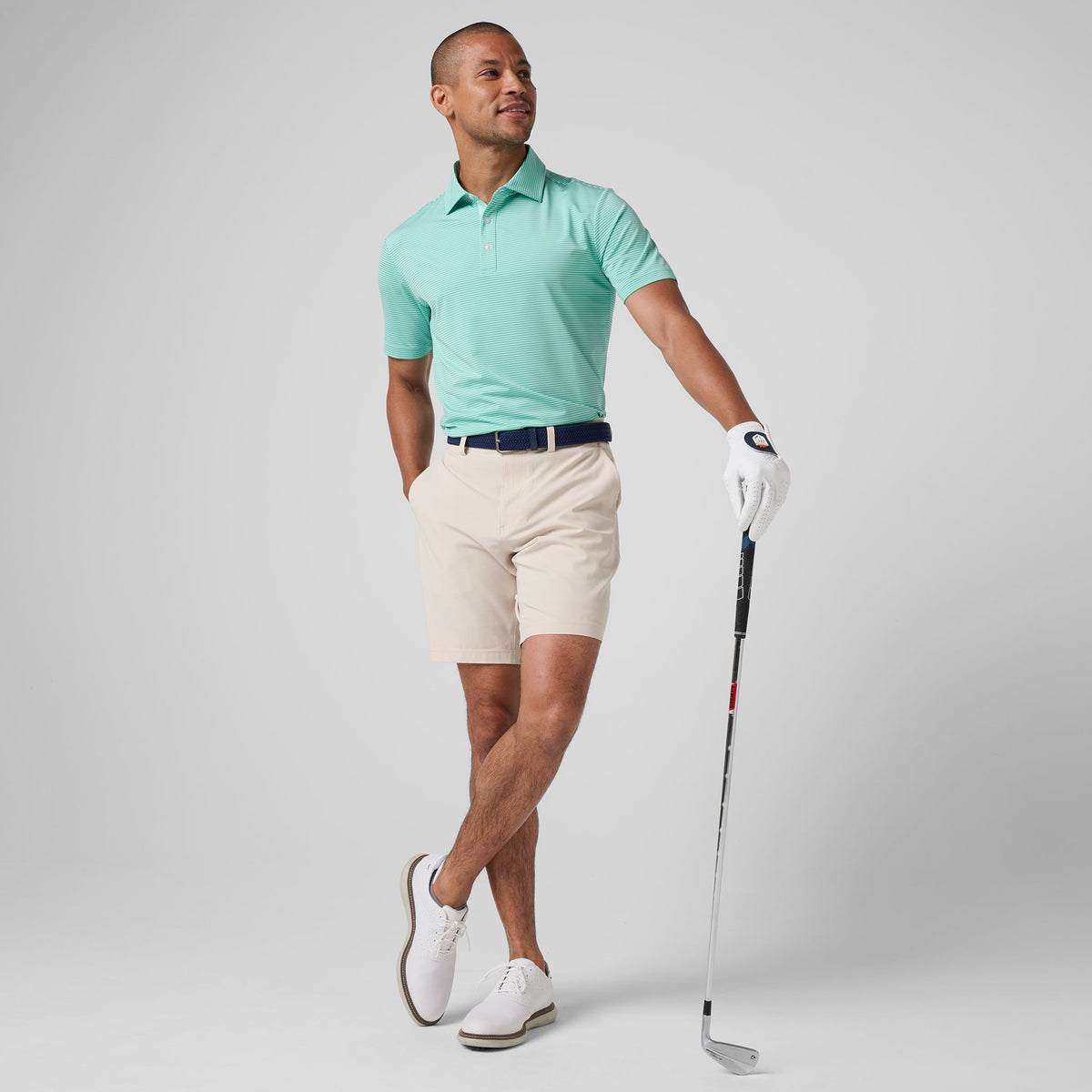 Athletic Tech Stripe Polo