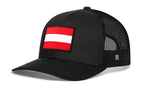 Austria Flag International Trucker Hat  |  Austrian Snapback