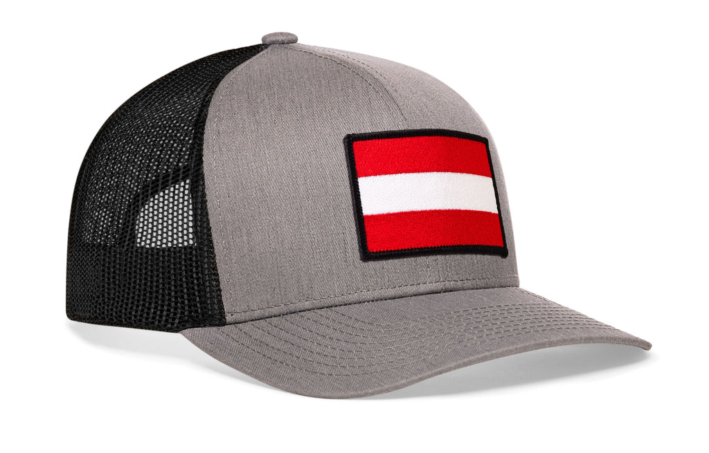 Austria Flag International Trucker Hat  |  Austrian Snapback