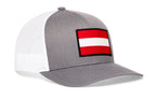 Austria Flag International Trucker Hat  |  Austrian Snapback