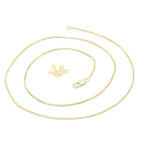 Morning Butterfly Cubic Zirconia Pendant With Necklace Set 14K Gold Filled