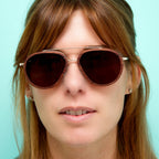 Aventura - Metal & Wood Sunglasses