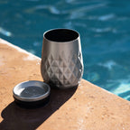 Paragon Stainless Steel Wine Tumbler in Platinum