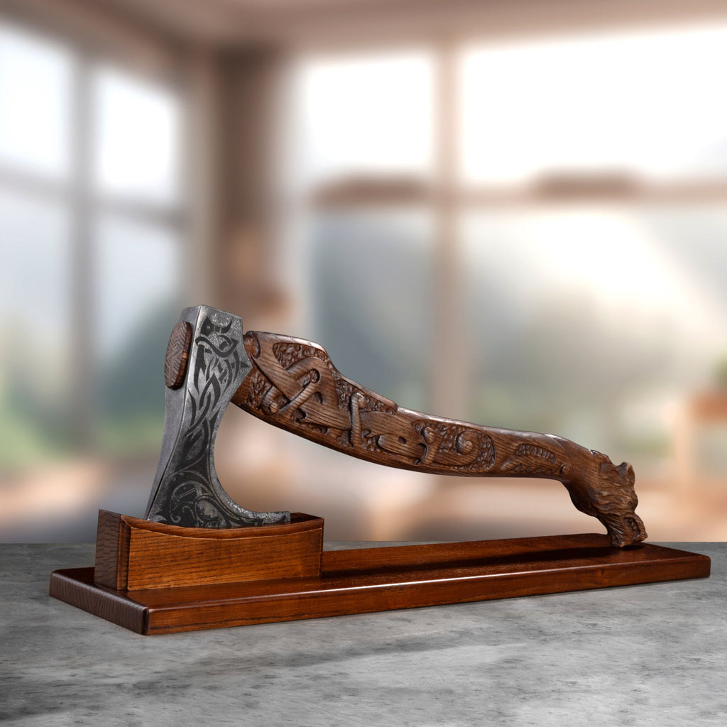 Viking axe handmade Ulfhednar Warriors