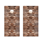 Aztec Wood Star Cornhole Boards