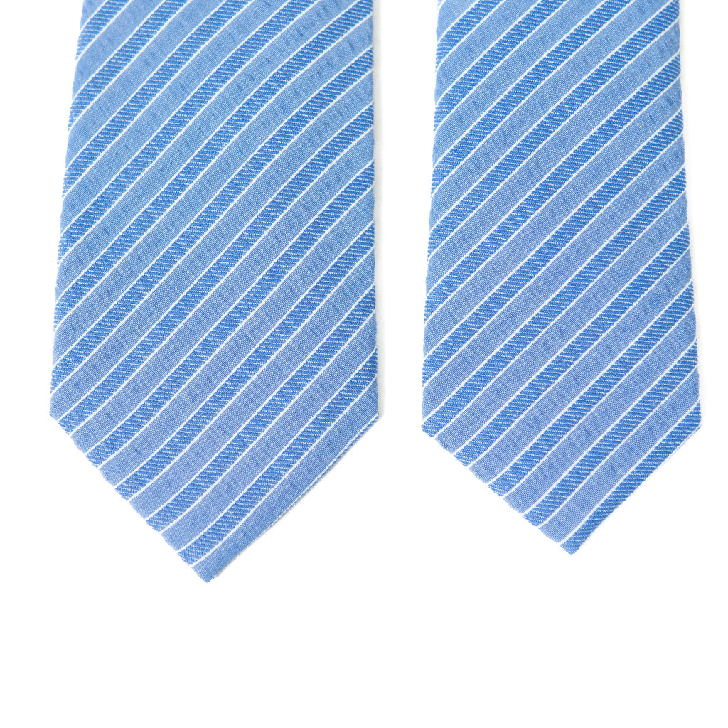 Azure Stripe - Men's Tie