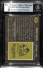 Mike Lucci Signed 1969 Topps Card #167 Detroit Lions BAS/Beckett 184906