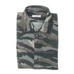 Jack Slim Medium Collar Shirt // Green Camo